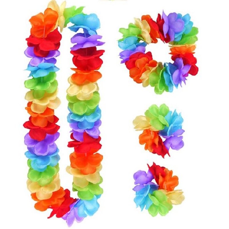 4PC RAINBOW HULA SET