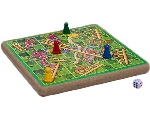 RETRO SNAKES AND LADDERS
