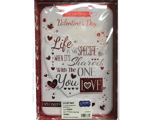 OPEN V/DAY TRAD BOXED CARD  4S