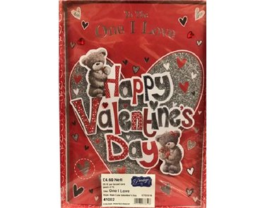 ONE I LOVE MC V/DAY BOXED CARD  4S