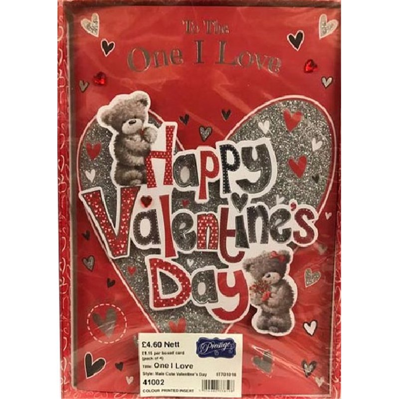 ONE I LOVE MC V/DAY BOXED CARD  4S
