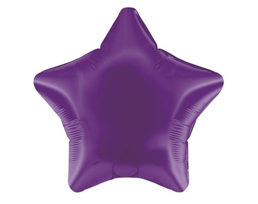 19IN PURPLE STAR FOIL BALLOON