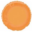 ROUND ORANGE 18IN FOIL BALLOON
