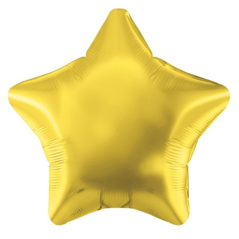19IN GOLD STAR FOIL BALLOON