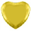 18IN GOLD HEART FOIL BALLOON
