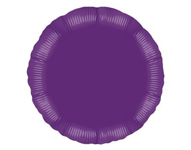 18IN PURPLE ROUND FOIL BALLOON