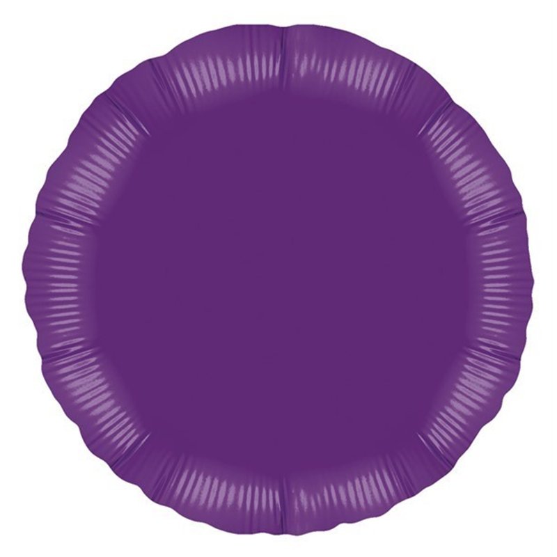 18IN PURPLE ROUND FOIL BALLOON