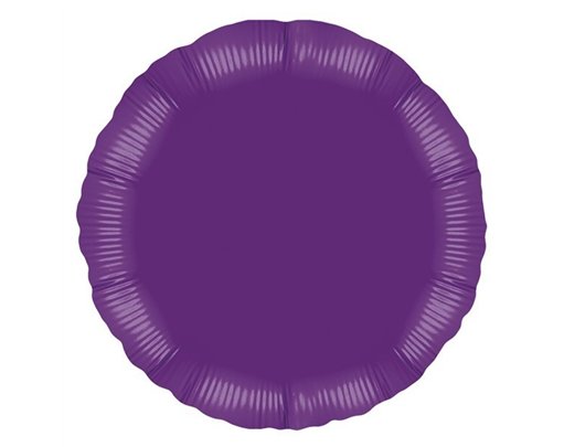 18IN PURPLE ROUND FOIL BALLOON