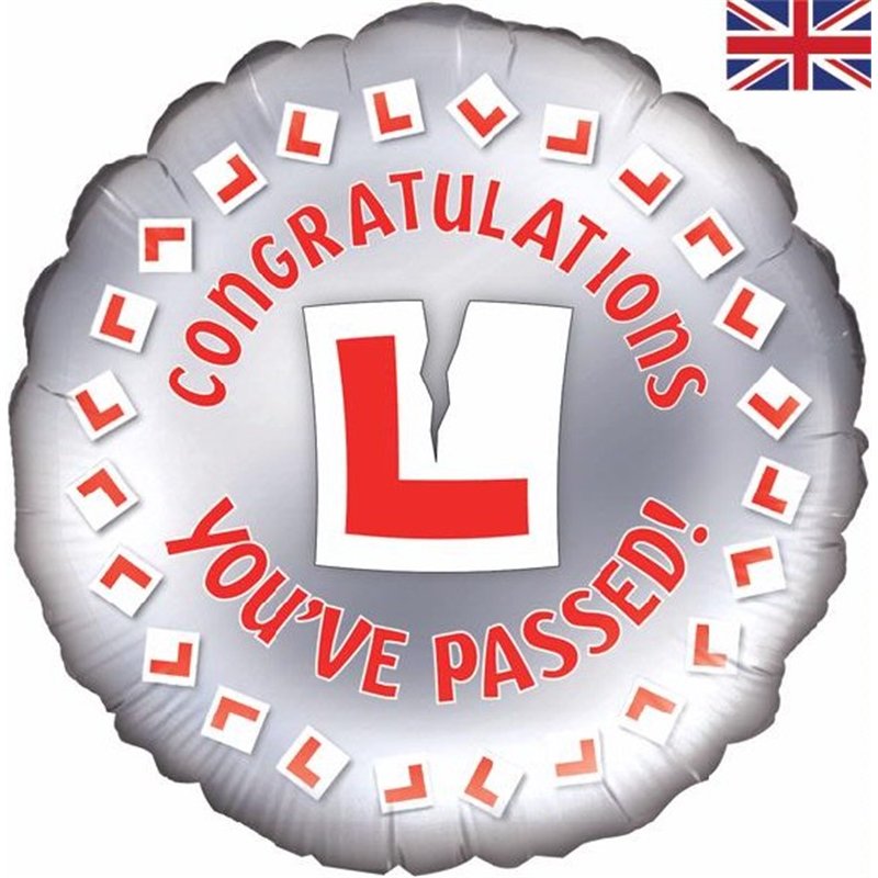 18IN YOU'VE PASSED FOIL BALLOON