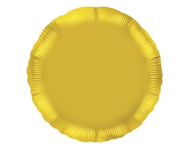 18IN GOLD ROUND FOIL BALLOON