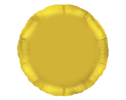 18IN GOLD ROUND FOIL BALLOON