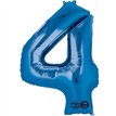 BLUE NO. 4 SUPERSHAPE FOIL BALLOON