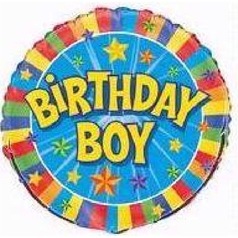 18IN B/DAY BOY FOIL BALLOON
