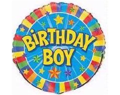 18IN B/DAY BOY FOIL BALLOON