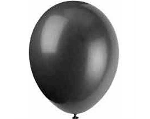 (10) 12IN PHANTOM BLACK  BALLOONS