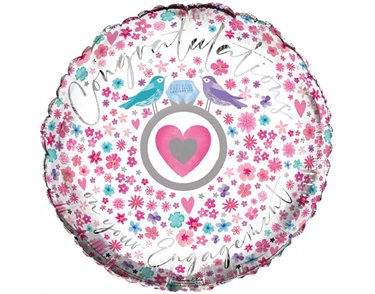 18IN ENGAGED FOIL BALLOON