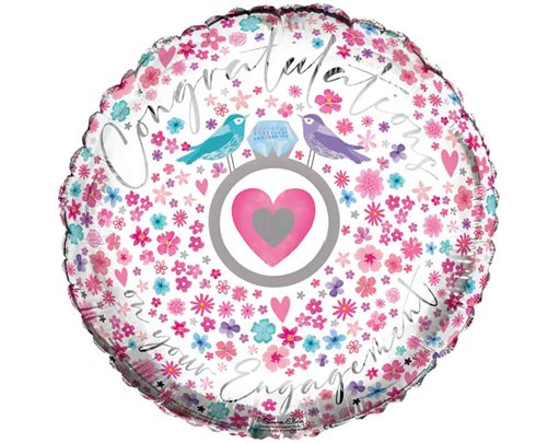 18IN ENGAGED FOIL BALLOON