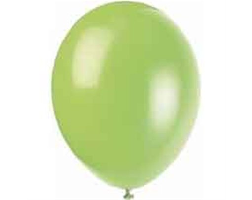 (10) 12IN NEON LIME BALLOONS