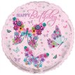 18IN B/DAY FEMALE FOIL BALLOON
