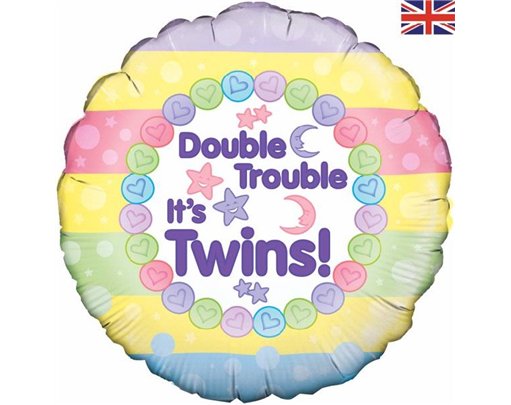 18IN ITS TWINS FOIL BALLOON