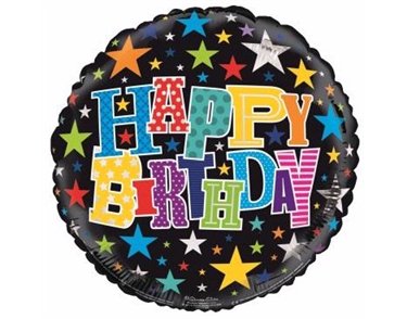 18IN B/DAY MALE FOIL BALLOON