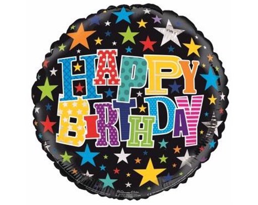 18IN B/DAY MALE FOIL BALLOON