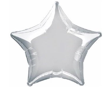 20in SILVER STAR FOIL BALLOON