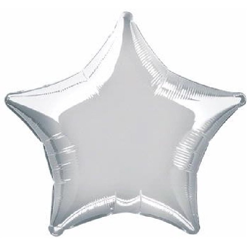 20in SILVER STAR FOIL BALLOON