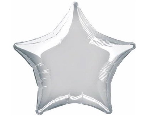 20in SILVER STAR FOIL BALLOON