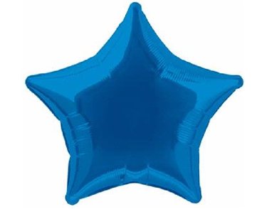 20in ROYAL BLUE STAR FOIL BALLOON