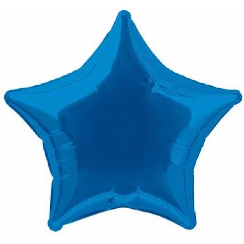 20in ROYAL BLUE STAR FOIL BALLOON