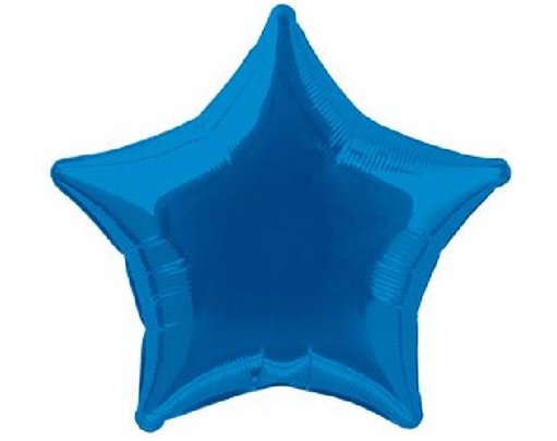 20in ROYAL BLUE STAR FOIL BALLOON
