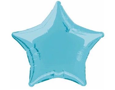 20in BABY BLUE STAR FOIL BALLOON