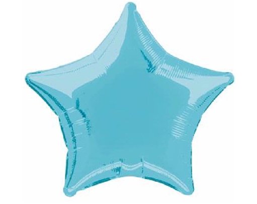 20in BABY BLUE STAR FOIL BALLOON