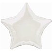 20in WHITE STAR FOIL BALLOON