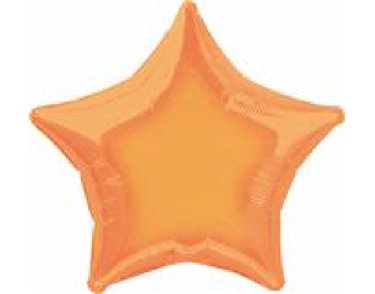 STAR ORANGE 19IN FOIL BALLOON