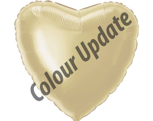GOLD HEART 18IN FOIL BALLOON