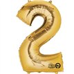 GOLD NO. 2 SUPERSHAPE FOIL BALLOON
