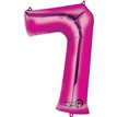 PINK NUMERAL 7 JUMBO FOIL BALLOON
