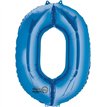BLUE NO. 0 SUPERSHAPE FOIL BALLOON