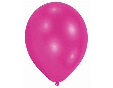 (10) 22CM MET MAGENTA BALLOONS  6S
