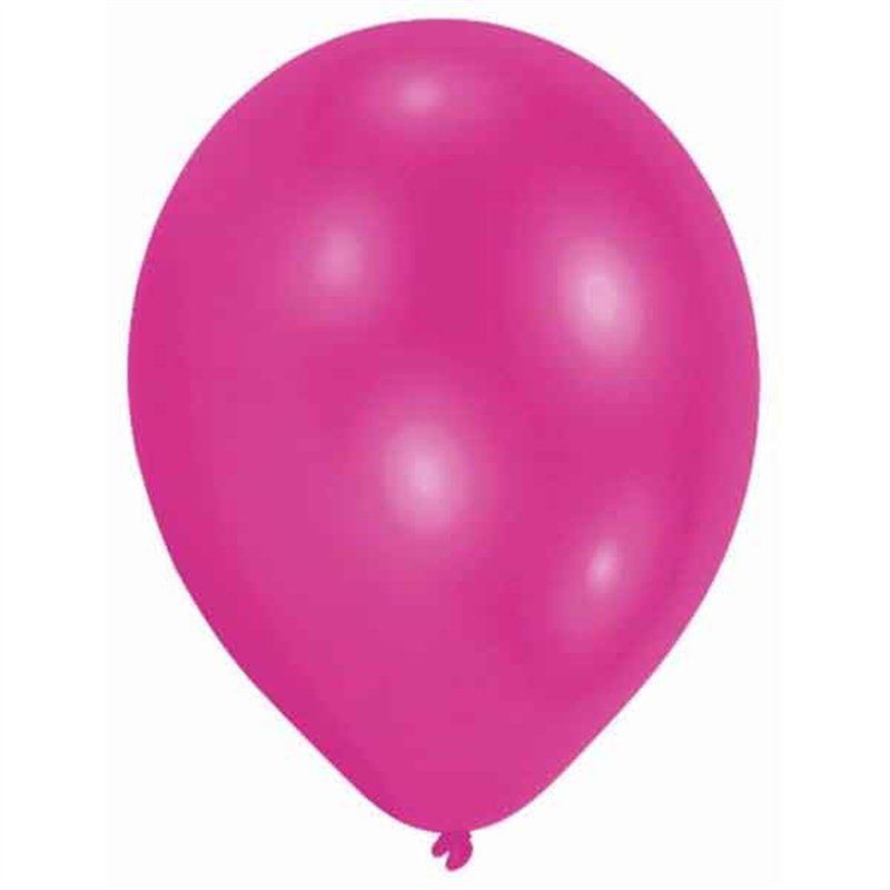 (10) 22CM MET MAGENTA BALLOONS  6S