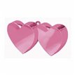 PINK DOUBLE HEART BALLOON WEIGHT