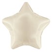 19IN IVORY STAR FOIL BALLOON