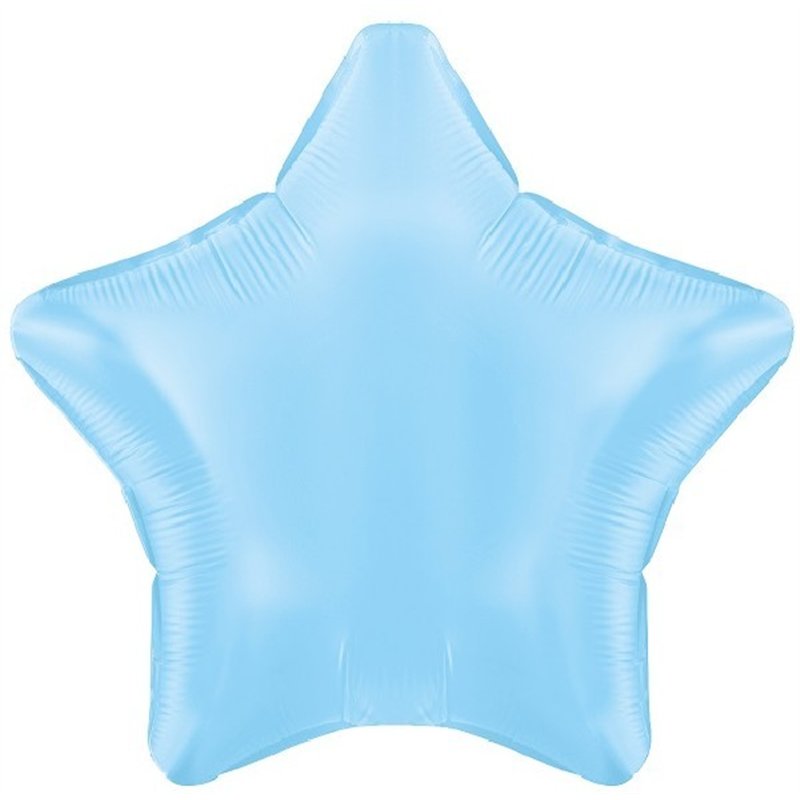 19IN LT. BLUE STAR FOIL BALLOON