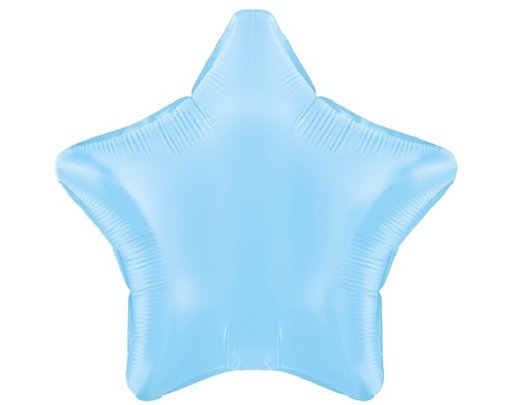 19IN LT. BLUE STAR FOIL BALLOON