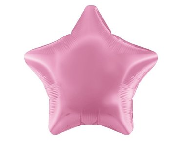 19IN PINK STAR FOIL BALLOON