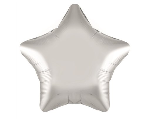 19IN SILVER STAR FOIL BALLOON