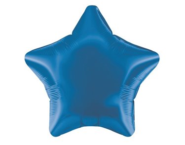 19IN BLUE STAR FOIL BALLOON