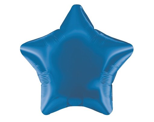 19IN BLUE STAR FOIL BALLOON